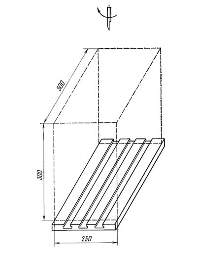 6Е463 Габаритные розміри робочого простору гравировального верстата